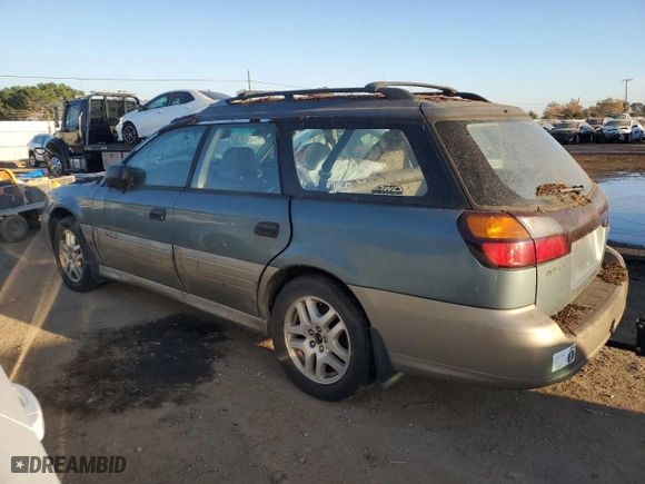 2000 Subaru Legacy Wagon Outback w/RB Equip with VIN 4S3BH6650Y6618905, listed as a Copart auction lot 83720664 with 0 mi miles and Salvage Title. Bid and sale history available at carsss.com. Image 2.