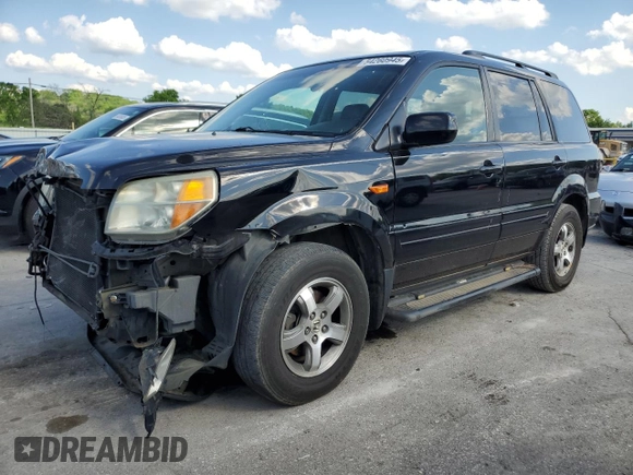 2006 Honda Pilot EX-L with VIN 5FNYF18706B016881, listed as a Copart auction lot 54260945 with 289,210 mi miles and Salvage Title. Bid and sale history available at DreamBid. Image 1.