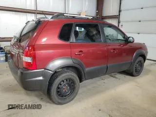 2007 Hyundai Tucson GL with VIN KM8JM72D47U552570, listed as a Copart auction lot 78633594 with 238,375 mi miles and Clean Title. Bid and sale history available at carsss.com. Image 3.