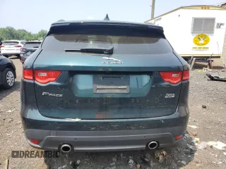2017 Jaguar F-Pace 35t Prestige with VIN SADCK2BV5HA885091, listed as a Copart auction lot 59938185 with 70,648 mi miles and Salvage title. Bid and sale history available at DreamBid. Image 6.