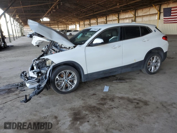 2018 BMW X2 sDrive28i with VIN WBXYJ3C30JEJ84743, listed as a Copart auction lot 45748455 with 64,802 mi miles and Salvage Title. Bid and sale history available at carsss.com. Image 1.