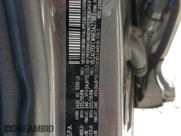 2024 Dodge Hornet R/T with VIN ZACPDFCW6R3A27983, listed as a Copart auction lot 47845855 with 18,861 mi miles and Clean title. Bid and sale history available at DreamBid. Image 14.