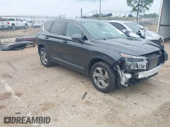 2021 Hyundai Santa Fe SE with VIN 5NMS14AJ5MH346250, listed as a IAAI auction lot 42299607 with 50,643 mi miles and . Bid and sale history available at DreamBid. Image 1.