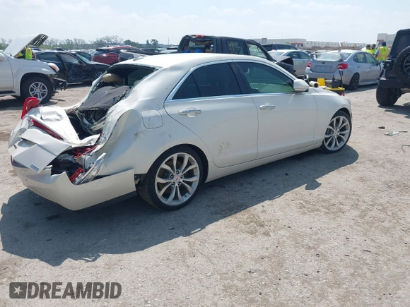 2013 Cadillac ATS Premium z VIN 1G6AE5S35D0129175, wystawiony jako IAAI lot #42037872 z przebiegiem 95 747 mil mil oraz . Historia ofert i sprzedaży dostępna na DreamBid. Obrazek 4.