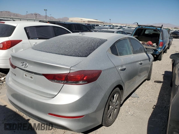 2018 Hyundai Elantra Value Edition with VIN 5NPD84LF9JH345971, listed as a Copart auction lot 42875605 with Not Provided miles and Salvage Title. Bid and sale history available at DreamBid. Image 3.