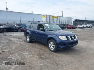 2009 Nissan Pathfinder SE with VIN 5N1AR18BX9C617550, listed as a IAAI auction lot 41918521 with 1 mi miles. Bid and sale history available at carsss.com. Image 1.