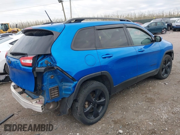 2018 Jeep Cherokee Latitude Tech Connect z VIN 1C4PJLCB0JD595520, wystawiony jako IAAI lot #42020413 z przebiegiem 79 910 mil mil oraz . Historia ofert i sprzedaży dostępna na DreamBid. Obrazek 4.