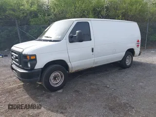 2010 Ford Econoline Cargo Commercial with VIN 1FTNE1EW1ADA91736, listed as a IAAI auction lot 42005782 with 306,746 mi miles and . Bid and sale history available at carsss.com. Image 2.
