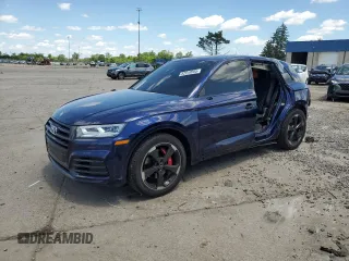 2020 Audi SQ5 Premium Plus with VIN WA1B4AFY6L2121781, listed as a Copart auction lot 62810055 with 74,626 mi miles and Non repairable. Bid and sale history available at DreamBid. Image 1.