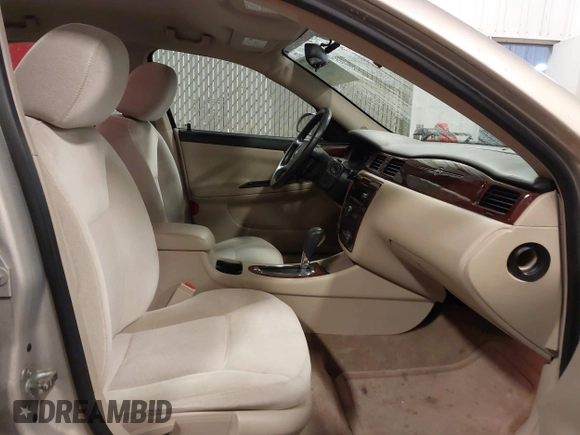 2010 Chevrolet Impala LT with VIN 2G1WB5EK4A1128610, listed as a IAAI auction lot 41957656 with 186,849 mi miles and . Bid and sale history available at DreamBid. Image 5.