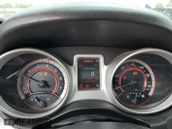 2012 Dodge Journey SXT z VIN 3C4PDDBG7CT183148, wystawiony jako Copart lot #55614685 z przebiegiem 182 263 mil mil oraz Szkoda całkowita • Salvage title. Historia ofert i sprzedaży dostępna na DreamBid. Obrazek 9.