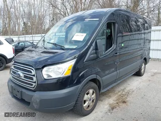 2017 Ford Transit Wagon XL with VIN 1FBAX2CM5HKB15501, listed as a IAAI auction lot 42072707 with 1 mi miles. Bid and sale history available at carsss.com. Image 2.