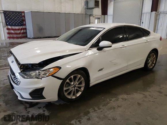 2019 Ford Fusion SE with VIN 3FA6P0HD1KR199646, listed as a Copart auction lot 51060015 with 63,305 mi miles and Salvage Title. Bid and sale history available at carsss.com. Image 1.