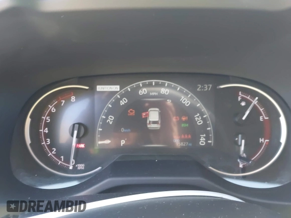 2024 Toyota RAV4 XLE Premium with VIN 2T3A1RFV9RC425493, listed as a IAAI auction lot 41973775 with 15,827 mi miles and . Bid and sale history available at DreamBid. Image 7.