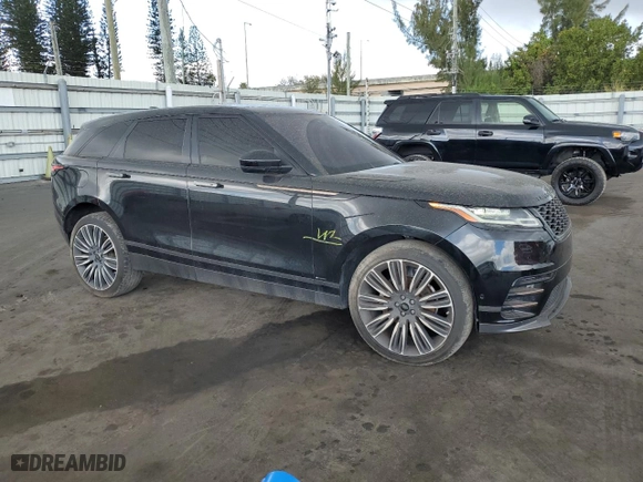 2019 Land Rover Range Rover Velar R-Dynamic SE with VIN SALYL2EX0KA207439, listed as a Copart auction lot 45670705 with 60,955 mi miles and Salvage Title. Bid and sale history available at carsss.com. Image 4.