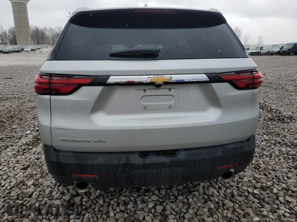 2022 Chevrolet Traverse LS with VIN 1GNEVLKW5NJ108245, listed as a Copart auction lot 50186695 with 0 mi miles and Clean Title. Bid and sale history available at carsss.com. Image 6.