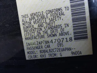 2011 Nissan Altima S with VIN 1N4AL2AP7BN470718, listed as a IAAI auction lot 41623006 with 166,056 mi miles and . Bid and sale history available at DreamBid. Image 9.