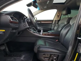 2018 Genesis G90 3.3T Premium with VIN KMHG34JA7JU039128, listed as a Copart auction lot 80633884 with 64,753 mi miles and Salvage Title. Bid and sale history available at carsss.com. Image 7.