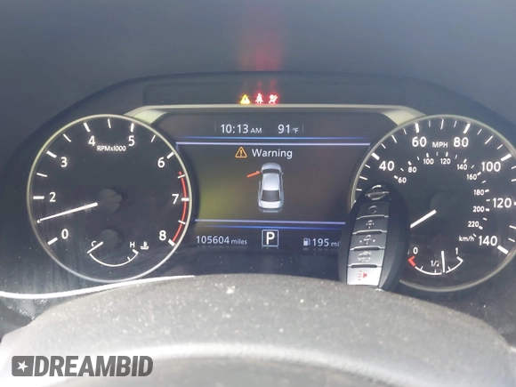 2020 Nissan Altima SV with VIN 1N4BL4DV2LC162265, listed as a IAAI auction lot 42297337 with 105,604 mi miles and . Bid and sale history available at DreamBid. Image 7.