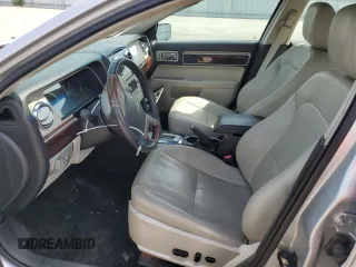 2009 Lincoln MKZ with VIN 3LNHM28T09R633057, listed as a Copart auction lot 58500155 with 83,138 mi miles and Clean title. Bid and sale history available at DreamBid. Image 7.