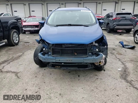 2020 Ford EcoSport SE with VIN MAJ6S3GL3LC353590, listed as a Copart auction lot 45317595 with 89,611 mi miles and Salvage Title. Bid and sale history available at DreamBid. Image 12.