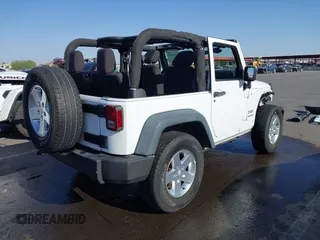 2013 Jeep Wrangler Sport with VIN 1C4AJWAG6DL691801, listed as a IAAI auction lot 42280497 with 113,989 mi miles and . Bid and sale history available at DreamBid. Image 4.