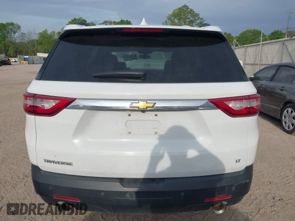 2019 Chevrolet Traverse LT Cloth with VIN 1GNERGKW1KJ193902, listed as a IAAI auction lot 41900901 with 131,672 mi miles and . Bid and sale history available at DreamBid. Image 17.