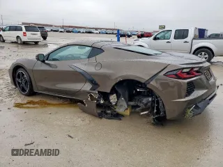 2021 Chevrolet Corvette 3LT with VIN 1G1YC2D45M5104696, listed as a Copart auction lot 51656165 with 23,973 mi miles and Salvage Title. Bid and sale history available at carsss.com. Image 2.