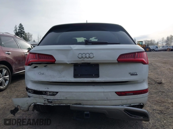 2018 Audi Q5 Premium Plus with VIN WA1BNAFY0J2229162, listed as a IAAI auction lot 41999424 with 36,340 mi miles. Bid and sale history available at carsss.com. Image 17.