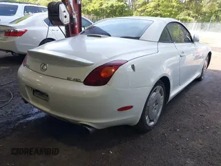 2002 Lexus SC 430 with VIN JTHFN48Y920026823, listed as a IAAI auction lot 42459165 with 187,950 mi miles and . Bid and sale history available at DreamBid. Image 4.
