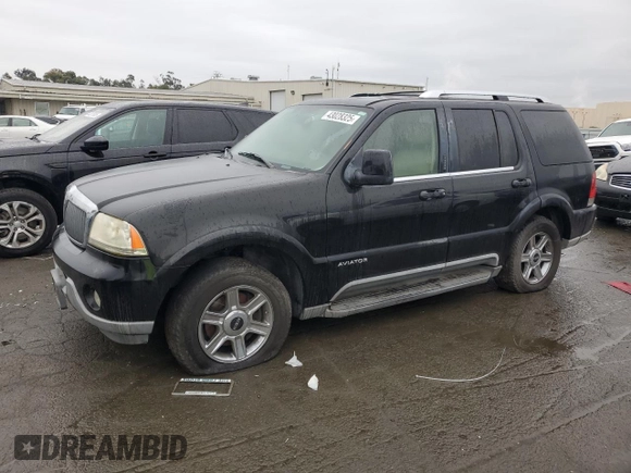2004 Lincoln Aviator Luxury with VIN 5LMEU88HX4ZJ46399, listed as a Copart auction lot 43028325 with 96,743 mi miles and Salvage title. Bid and sale history available at DreamBid. Image 1.