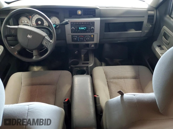 2008 Dodge Dakota SLT with VIN 1D7HE48N28S506012, listed as a Copart auction lot 63875014 with 121,562 mi miles and Salvage title. Bid and sale history available at DreamBid. Image 8.