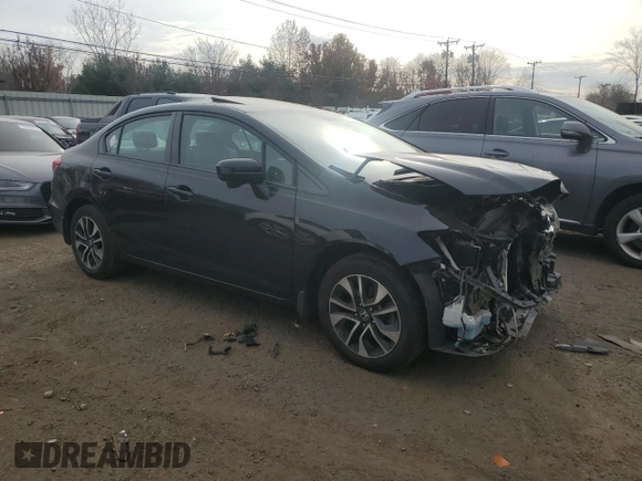 2015 Honda Civic EX with VIN 19XFB2F83FE022040, listed as a Copart auction lot 79080164 with 84,304 mi miles and Salvage Title. Bid and sale history available at carsss.com. Image 4.