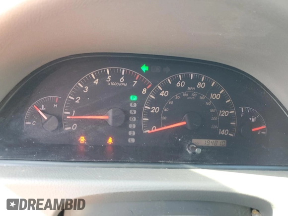2006 Toyota Camry STD with VIN 4T1BE32K36U699650, listed as a Copart auction lot 56026955 with 194,810 mi miles and Clean Title. Bid and sale history available at DreamBid. Image 9.