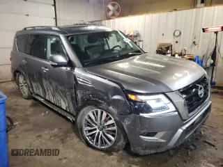 2023 Nissan Armada SL with VIN JN8AY2BD9P9693086, listed as a Copart auction lot 52119795 with 46,439 mi miles and Clean Title. Bid and sale history available at carsss.com. Image 4.