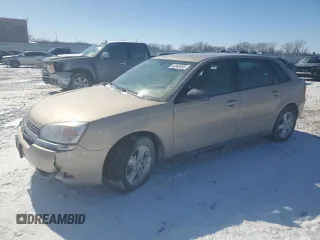 2005 Chevrolet Malibu Maxx LS with VIN 1G1ZT62845F271631, listed as a Copart auction lot 46260595 with 153,523 mi miles and Salvage Title. Bid and sale history available at carsss.com. Image 1.