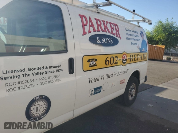 2020 Chevrolet Express Cargo with VIN 1GCWGAFP4L1267723, listed as a IAAI auction lot 42832826 with 91,273 mi miles and . Bid and sale history available at DreamBid. Image 10.