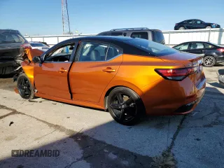 2024 Nissan Sentra SR with VIN 3N1AB8DV3RY360968, listed as a Copart auction lot 46756935 with Not Provided miles and Salvage Title. Bid and sale history available at carsss.com. Image 2.