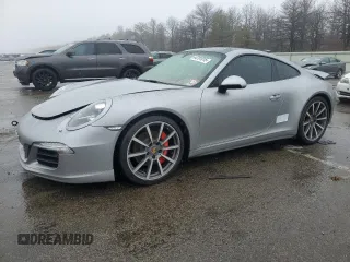 2014 Porsche 911 Carrera S with VIN WP0AB2A90ES120822, listed as a Copart auction lot 44791915 with 43,018 mi miles and Salvage Title. Bid and sale history available at carsss.com. Image 1.