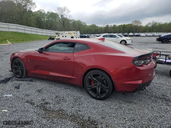 2021 Chevrolet Camaro LT1 with VIN 1G1FE1R78M0105045, listed as a Copart auction lot 51793665 with 104,313 mi miles and Clean Title. Bid and sale history available at carsss.com. Image 2.