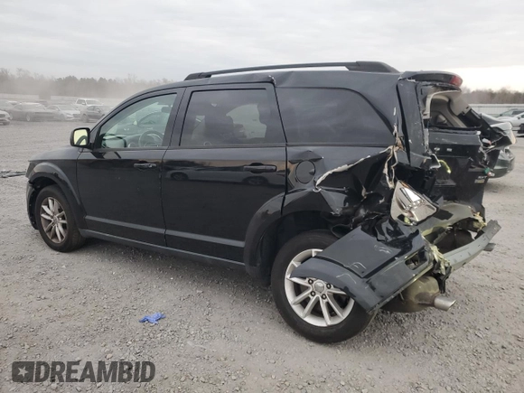 2017 Dodge Journey SXT with VIN 3C4PDCBG8HT533856, listed as a Copart auction lot 43001835 with 189,386 mi miles and Salvage Title. Bid and sale history available at carsss.com. Image 2.