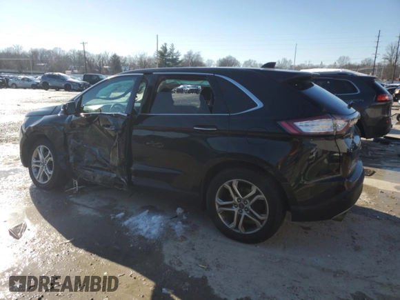 2015 Ford Edge Titanium with VIN 2FMTK4K83FBB39298, listed as a Copart auction lot 88142125 with 142,332 mi miles and Salvage Title. Bid and sale history available at carsss.com. Image 2.