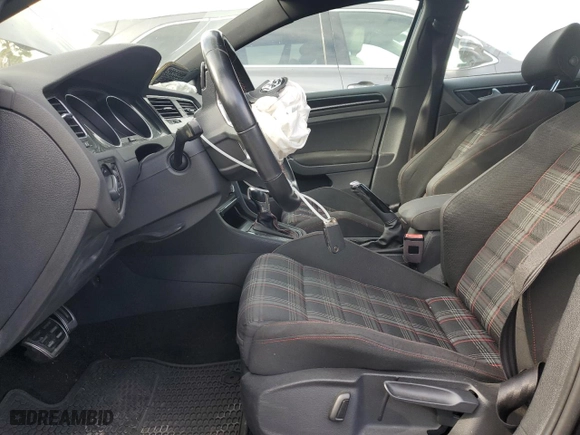2017 Volkswagen Golf GTI S with VIN 3VW447AU0HM074170, listed as a Copart auction lot 47141765 with 107,514 mi miles and Salvage Title. Bid and sale history available at carsss.com. Image 7.