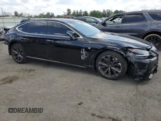 2018 Lexus LS with VIN JTHC51FF2J5004506, listed as a Copart auction lot 58495633 with 0 mi miles. Bid and sale history available at carsss.com. Image 4.