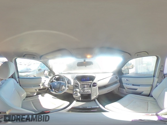 2014 Honda Pilot LX with VIN 5FNYF4H26EB002150, listed as a Copart auction lot 53371535 with 114,428 mi miles and Salvage Title. Bid and sale history available at DreamBid. Image 15.