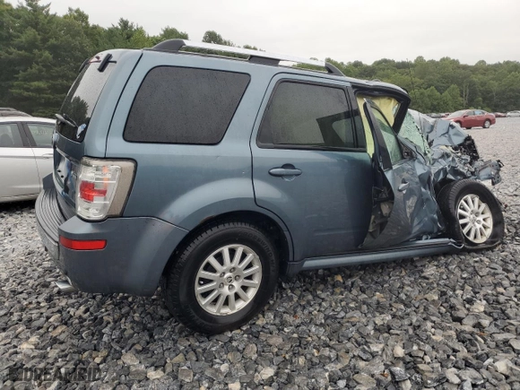 2010 Mercury Mariner Premier with VIN 4M2CN9HG9AKJ11618, listed as a Copart auction lot 64949334 with 0 mi miles and Salvage Title. Bid and sale history available at carsss.com. Image 3.