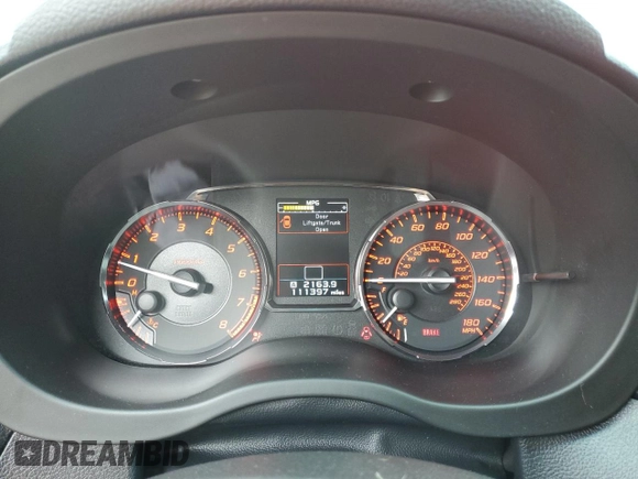 2015 Subaru WRX Premium with VIN JF1VA1D69F9820336, listed as a Copart auction lot 59207575 with 111,397 mi miles and Clean title. Bid and sale history available at DreamBid. Image 9.