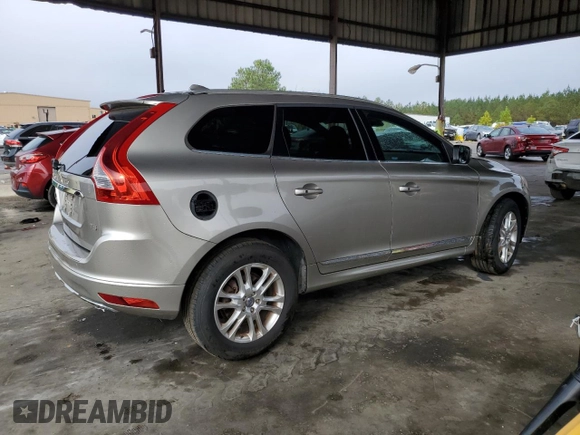 2015 Volvo XC60 T5 Drive-E Premier Plus with VIN YV440MDCXF2620474, listed as a Copart auction lot 80065464 with Not Provided miles and Salvage Title. Bid and sale history available at carsss.com. Image 3.