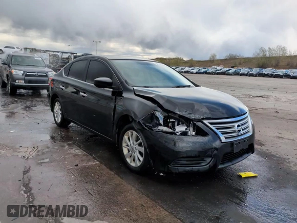 2013 Nissan Sentra FE+ S with VIN 3N1AB7AP2DL644369, listed as a Copart auction lot 54722565 with 160,173 mi miles and Salvage Title. Bid and sale history available at DreamBid. Image 13.