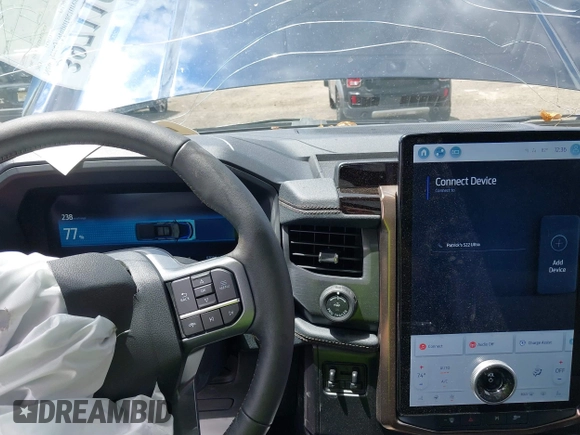 2023 Ford F-150 Lightning Pro с VIN 1FT6W1EVXPWG42428, выставлен на аукционе IAAI как лот 39711091 с пробегом 6 308 миль миль и . История ставок и продаж доступна на DreamBid. Изображение 18.